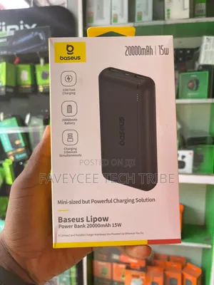 Baseus Lipow Power Bank - 20000mAh | 15W Cajin Gaggawa