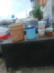 Fabricated Iron Table with Cupboard - 2