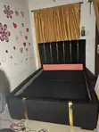 4x6 Firam ɗin Gado - Baƙi - 2