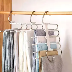 Collapsible Stainless Steel Pant Hanger (Brand New)