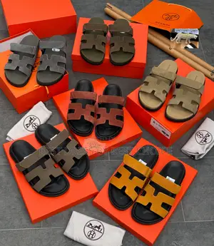 Refined Hermes Luxury Pam Slippers for Men