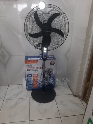 Sabon Solar Fan da Panel, 3 Bulbs, Remote
