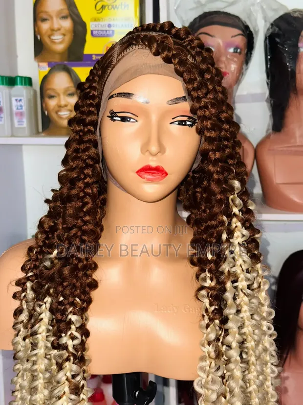 Braided Frontal Wig - Lush Synthetic - 1