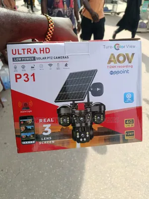 Hippoint P31 Ultra HD Solar PTZ 4G Camera (3 Lens)