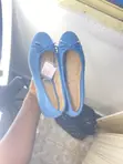 La Flats Takalmi Na Fata Mai Launi Shuɗi - Girma 40 - 1