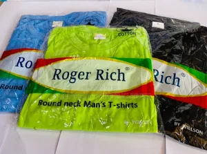 Roger Rich Round-Neck T-Shirts | Quality Cotton Tees, M-XXL