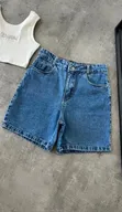 Akube Denim Jean Shorts - Women's Blue - 2