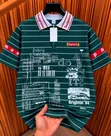 Supreme Men's Silk Green Classic T-Shirt - 1
