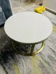 Home Interiors Marble Top Center Table Set - 3
