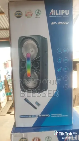 Ailipu SP-3822D Portable Rechargeable Party Speaker