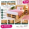 Home Interiors 4x6 Single Pallet Bed Frame - 2