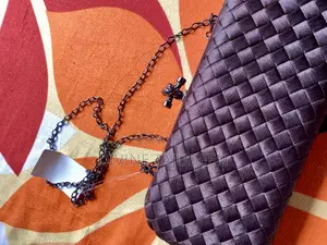 Bottega Veneta Clutch Purse - Brown Silk