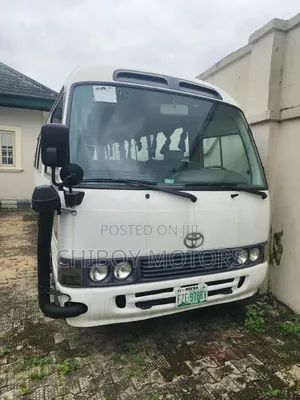 2012 Toyota Coaster Bus - White