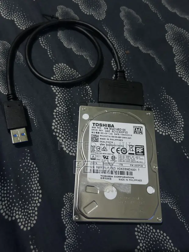 Toshiba 1TB HDD - Na Amfani, Na Waje - 1