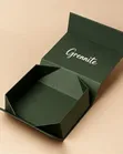 Collapsible Storage Box - Green/Black - 2