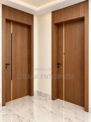 Premium 4FT HDF Wooden Door - Anambra Best Door