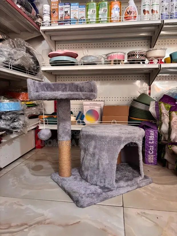 Cat Tree with Scratch Post - Medium - 1