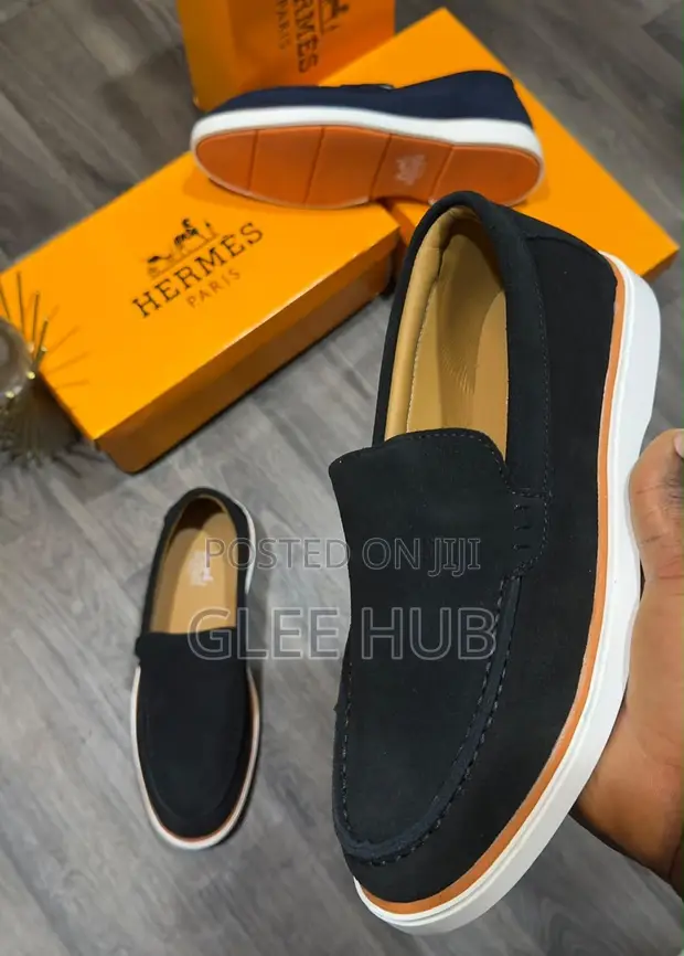 Hermes Suede Loafers - Sabon Kayi - 1