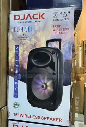 Djack DJ-A1501 15-inch Bluetooth Speaker da Makirufoni
