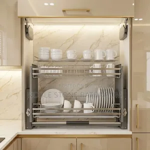 80cm Elevator Plate Rack with Accessories