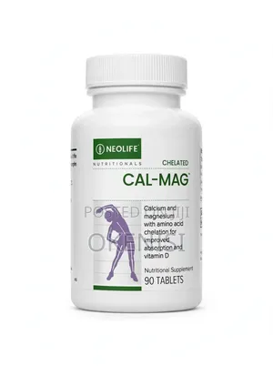 Chelated Cal-Mag Nutritional Supplement - 90 Tablets