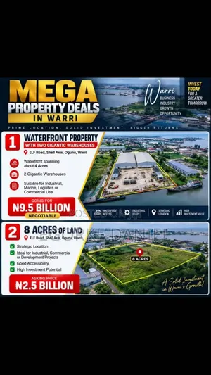 Waterfront Land for Sale - Ogu, Warri (4 Acres)
