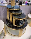 Modern 4-in-1 Center Table tare da Side Stools - 2