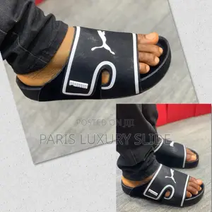 Puma Suede Buckle Slides - Brown Vintage - Da Akwati