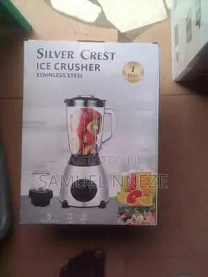 Sliver Crest Blender (2L, 5-Gudu, Bakin Karfe)