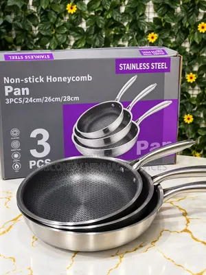 3-Piece Non-Stick Honeycomb Pan Set