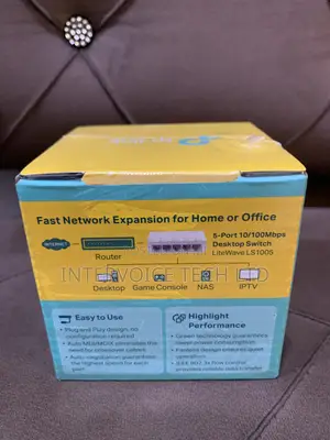 TP-Link LS1005 5-Port 10/100Mbps Desktop Switch