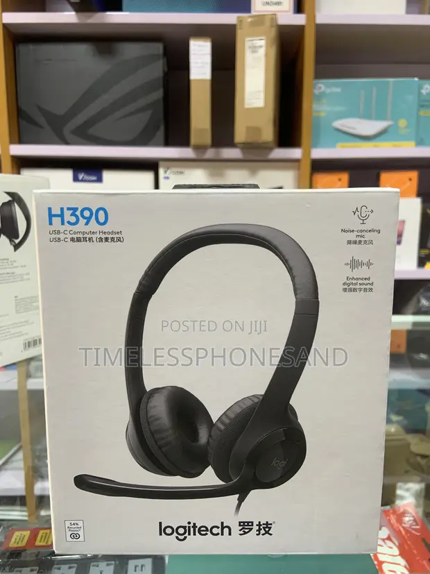 Logitech H390 USB Wired Headset with Microphone - 1