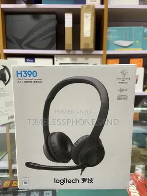 Logitech H390 USB Wired Headset Mai Microphone