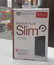 Seagate Backup Plus Slim 500GB External HDD - 1