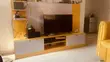 Luxury TV Stand - 85" Wide, Yellow - 1