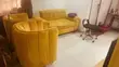 Luxury TV Stand - 85" Wide, Yellow - 3