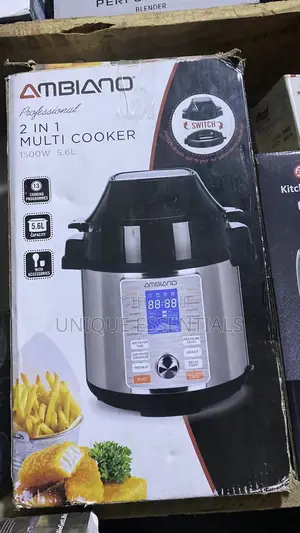 Ambiano 6L 2-in-1 Pressure Cooker & Air Fryer
