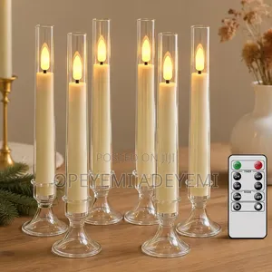 Deco LED Slim Candles (6-in-1 Set)