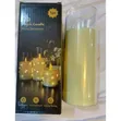 Deco Glass Pillar Candle (20cm & 25cm) - 2
