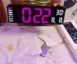 Digital LED Wall Clock da Remote - Baki - 2