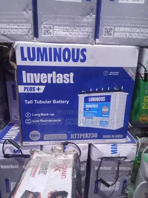 Luminous 230Ah Tubular Battery 12V