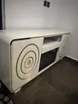 Luxury TV Console with 3D Fire Design - 3