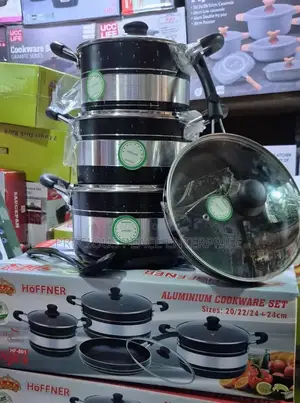 Hoffner 8-Piece Non-Stick Pot Set