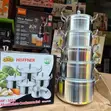 Hoffner 8-Piece Non-Stick Pot Set - 3
