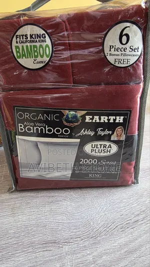 Organic Aloe Vera Bamboo Bedding - King Size