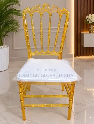 Napoleon Crystal Chair - Transparent Gold Acrylic