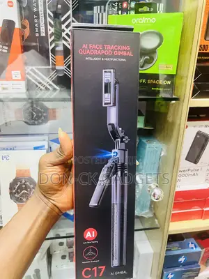 C17 AI Face Tracking Quadpod Selfie Stand