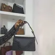 Brand New Black Leather Shoulder Bag - 2