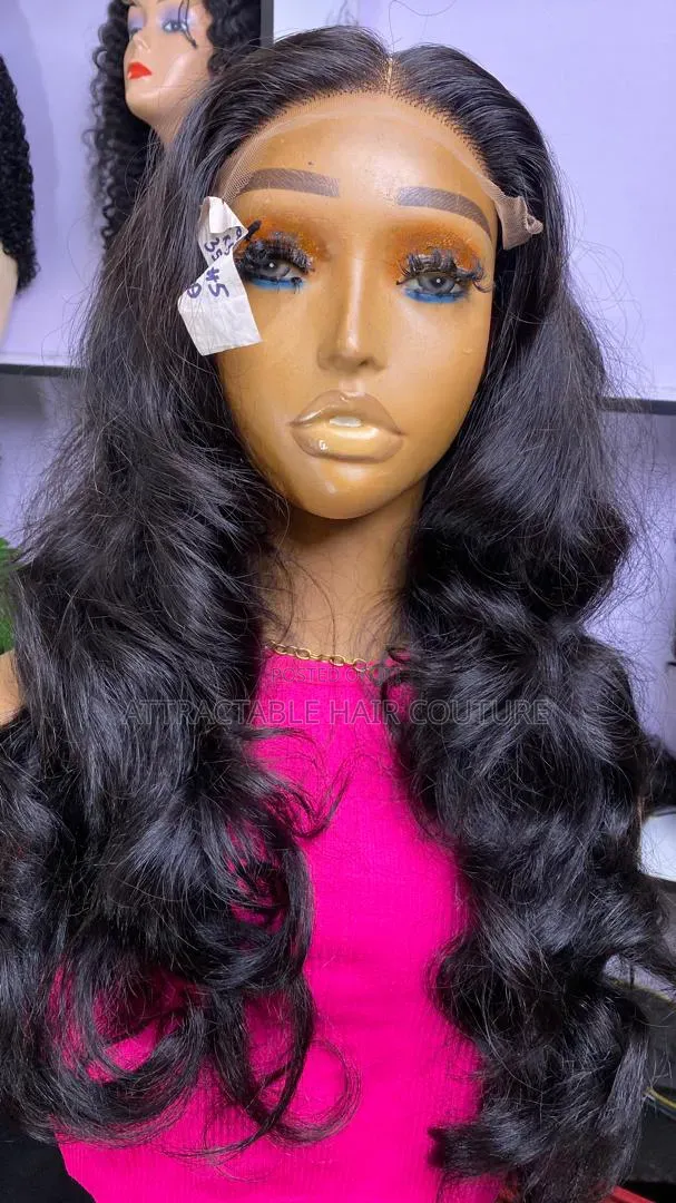 Vietnamese Wavy Curls Human Hair Wig - 24 Inch - 1