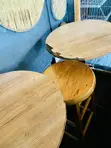 Wooden Round Table - 3